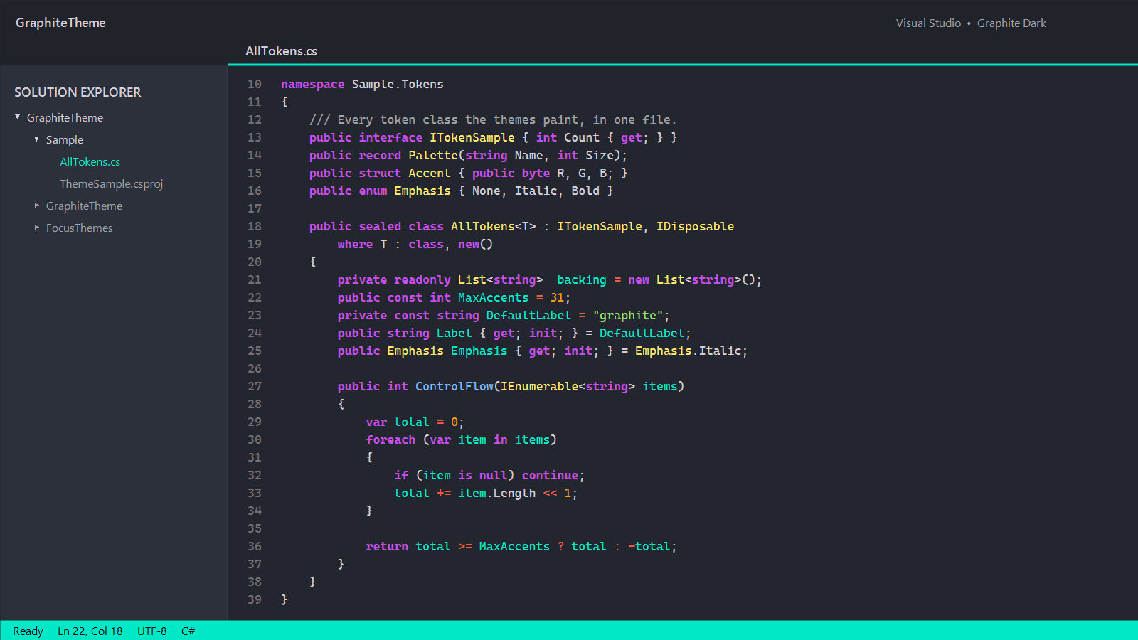 Graphite Dark preview